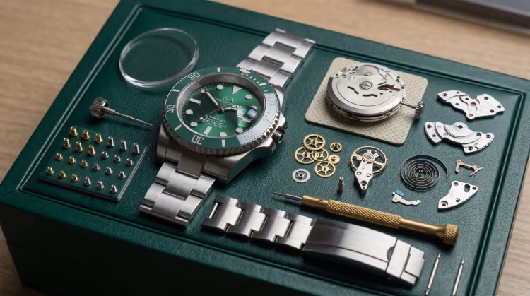 Master watchmaker at work