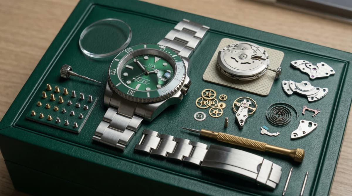 Master watchmaker at work